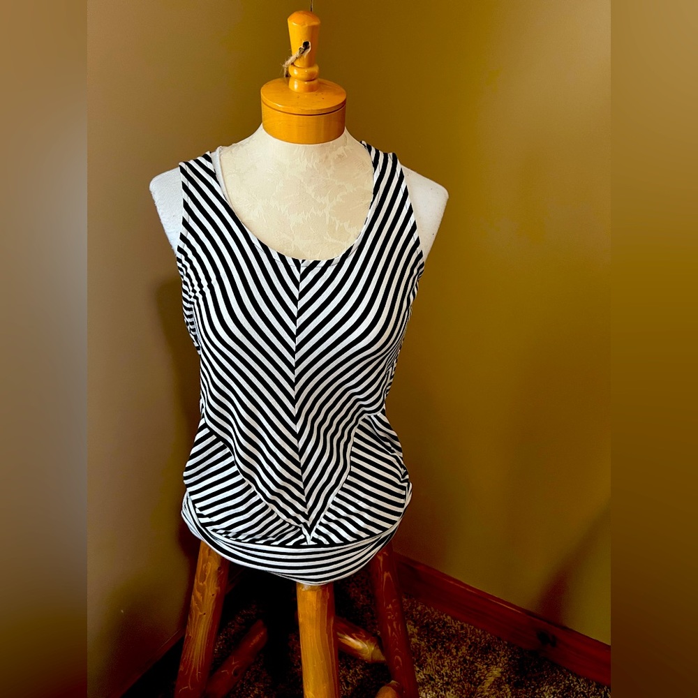 Ladies striped tank top